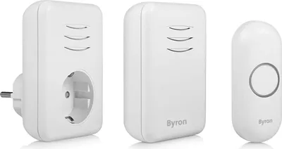 Produktbild von Byron Dby-22316 Funk-Türklingel-Set Weiß