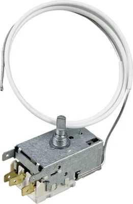 Produktbild von easyPART passend für 10029049 RANCO Thermostat Kühlthermostat Kühlschrank Kühl-Gefrierkombination K59-L1203 750mm Kapillarrohr 3x6,3mm AMP passend Whirlpool 482000022607 Indesit