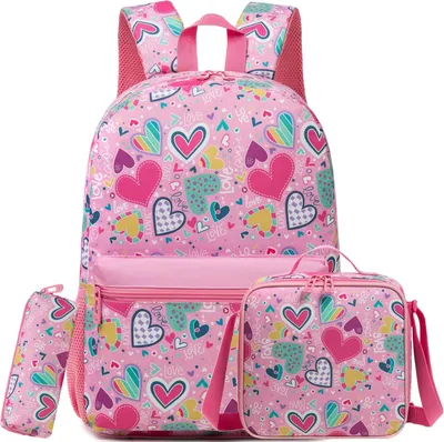 Immagine prodotto di Zaino per bambini di 7 anni, colore rosa, per la scuola