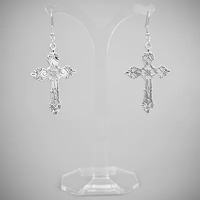 Produktbild von Ohrringe mit Kreuz-Motiv im Gothic-Stil
