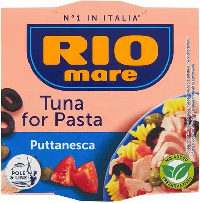 Immagine prodotto di Rio Mare Per Pasta alla Puttanesca Tonno in olio d'oliva con verdure 160 gr.