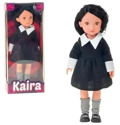 Image de Poupée de 33 cm en robe noire - ADAR