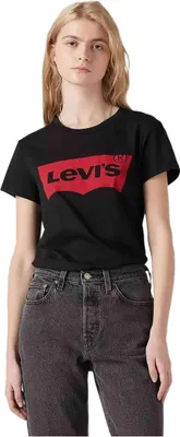Zdjęcie produktu dla LEVI'S – Koszulka damska z logo Batwing – rozmiar L