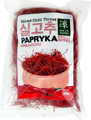 Produktbild von Asia Foods | Paprika Chili In Fäden - Rot - 100g - Intensiv Scharf - Asiatische Küche