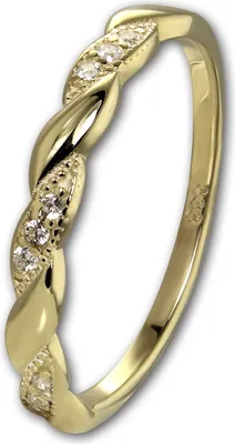 Produktbild von GoldDream Ring Gr. 60 19,1 GoldDream Ringe goldweiß Echt-Schmuck GDR555Y60