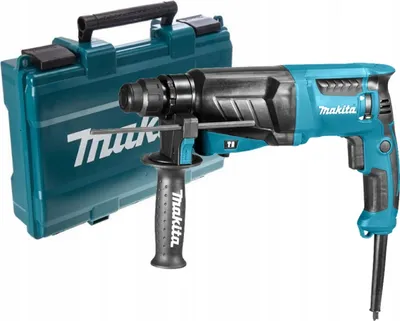 Zdjęcie produktu dla Makita HR2630, SDS Plus, Czarny, Niebieski, 1,3 cm, 1200 RPM, 2,4 J, 4600 bpm
