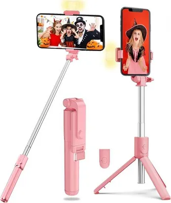 Productafbeelding van Selfie Stick - Selfie Stick Universeel - Selfie Stick Tripod - Selfie Stick Bluetooth