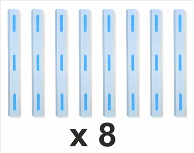 Obrázek produktu pro Marina White 12 Set of 8 - blatníky na mola, blatníky na ochranu motorových člunů, lodí, vodních skútrů, jachet 98x12x6cm SUPERHIT SEZONY 2024