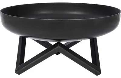 Productafbeelding van Vuurkorf Metalen Pello - 60 cm Diameter - Zwart Gepoedercoat Staal