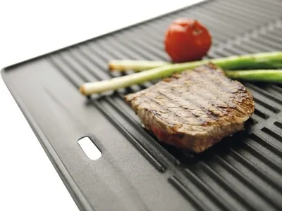 Produktbild von Char-Broil 140573, Rost, Schwarz, Eisenguss, Rind, Fisch, Lamm, Schweinefleisch, Geflügel, Meeresfrüchte, Gemüse, Rechteckig, 388 mm