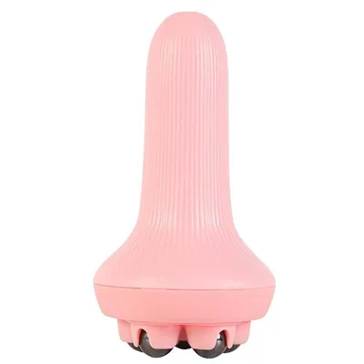 Produktbild von Elektrisches Massagegerät für Körper, Bauch, Beine & Po, 5 rotierende Massagekugeln, 360° drehbar, für Entspannung und Hautpflege, kabellos, Rosa