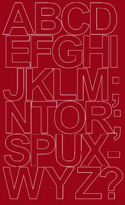 Immagine prodotto di Lettere adesive, 12 cm, rosso scuro, lucide