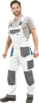Produktbild von Arbeitslatzhose weiß in versch. Größen 62