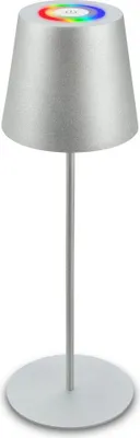 Produktbild von Tischlampe Akku Tischleuchte Kabellos Touch buntes RGB+W Licht höhenverstellbar