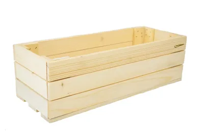 Obrázek produktu pro Dřevěný truhlík přírodní 30 cm