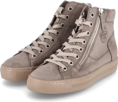 Produktbild von Paul Green Damen High Sneaker Grau Rauleder Größe: 39