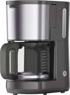 Obrázek produktu pro Braun KF 1500 GY, Espresso kávovar, Mletá káva, 1000 W, Šedá, Nerezová ocel