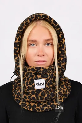 Immagine prodotto di Scaldacollo da donna EIVY, modello Mandy, fantasia leopardata, colore UNIC