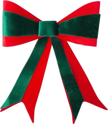Obrázok produktu pre Ozdobná vianočná zamatová mašľa 33x46 cm