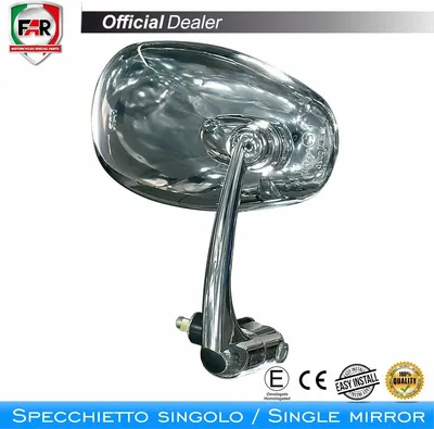 Imagen del producto de Espejo final cromado universal y reversible, modelo FAR 6219
