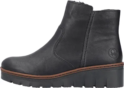 Productafbeelding van Rieker Kuwait Damenschuhe Stiefel Reißverschluss Stiefelette Schwarz