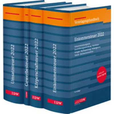 Produktbild von Steuer-Paket 2022: Ertragsteuern und Umsatzsteuer (Veranlagung)