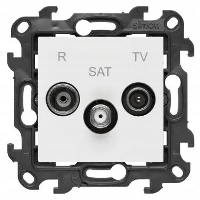Immagine prodotto di Simon 24 R-TV-SAT, scatola per antenna satellitare da incasso, colore bianco