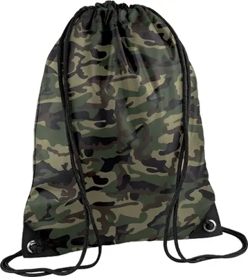 Produktbild von Bagbase - Turnbeutel "Premium", Tarnmuster RW9420 (Einheitsgröße) (Dschungel Camo)