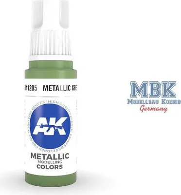 Imagen del producto de AK Interactive S.L. AK-11205 Verde Metálico (3ª Generación)