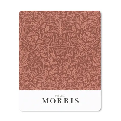 Produktbild von MuchoWow® Mauspad Mousepad Blätter - Pflanzen - Morris - Braun 30x40 cm - Mousepads - Maus Mat - Pad - Mausunterlage - Mausmatten