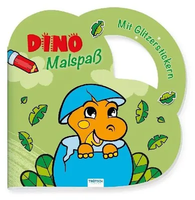 Produktbild von Trötsch Malbuch Stickermalbuch Dino Malspaß
