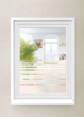 Produktbild von Livarno Fenster Sichtschutzfolie Glastür Sichtschutz Selbsthaftend Streifen