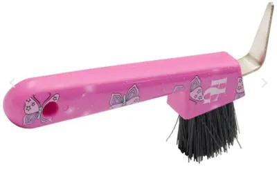 Image de Horse Guard Kids grattoir à sabot Phlox rose avec papillons