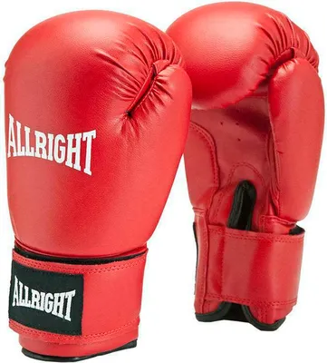Zdjęcie produktu dla RĘKAWICE BOKSERSKIE TRAINING PRO 10oz ALLRIGHT 1119 czerwony
