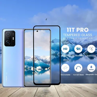 Zdjęcie produktu dla 1-pak Xiaomi 11T Pro 5G Szkło ochronne na ekran - Szkło hartowane 9H - Super jakość 3D