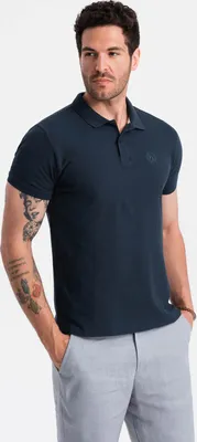 Produktbild von Ombre Clothing Herren-T-Shirt mit Kragen Venolas gewohnheiten S