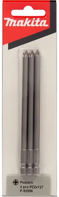 Image de Makita Langbit  PZ2x127 6  mm 3 St.  - P-53556