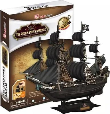 Immagine prodotto di Cubic Fun CUBICFUN 3D puzzle The Queen Anne´s Revenge