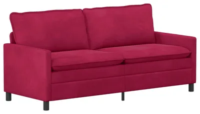 Produktbild von vidaXL Sofa Weinrot 196 x 81 x 87,5 cm Samt