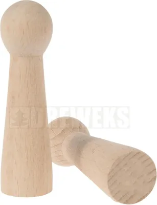 Image de Figurine LADY en bois à jouer et à peindre
