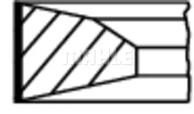 Produktbild von Kolbenringsatz MAHLE 001 RS 11119 0N0