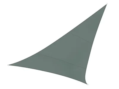 Produktbild von Sonnensegel - Dreieck - 5 x 5 x 5 m - Farbe: Grau-Grün