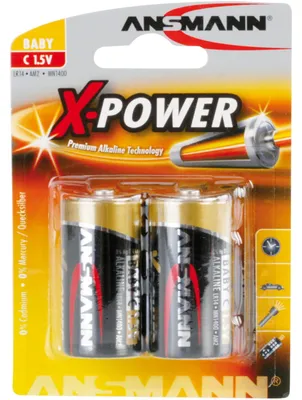 Produktbild von X-Power Alkaline Batterie Baby C / LR14 (2 Stück)