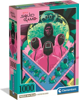 Obrázok produktu pre Clementoni - Puzzle Premium The Squid Game 2, 1000 elementów, Oficjalny Produkt