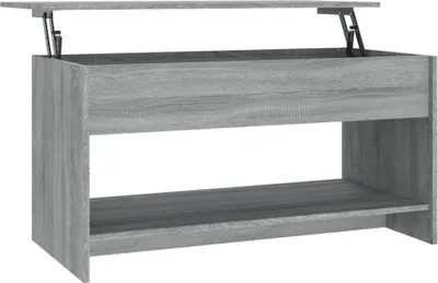 Immagine prodotto di vidaXL Tavolino grigio Sonoma 102x50x52,5 cm Materiale a base di legno