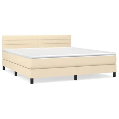 Immagine prodotto di Giroletto a Molle con Materasso Crema 180x200 cm in Tessuto