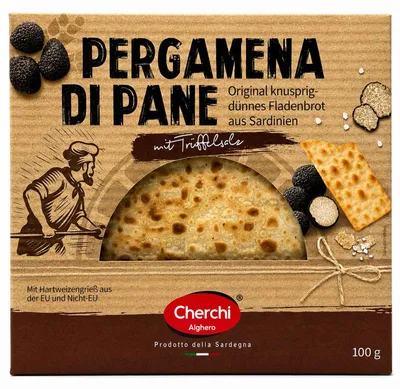 Produktbild von Cherchi Alghero Pergamena di Pane mit Trüffelsalz 100g, KI-generiertes Bild