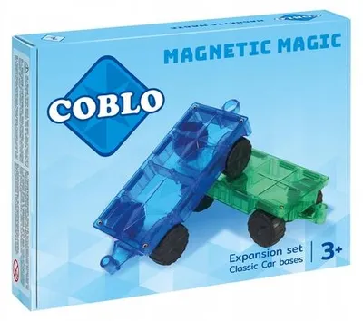 Produktbild von Coblo Spielzeug Magnetische Fliesen Auto Erweiterung 2 Stücke