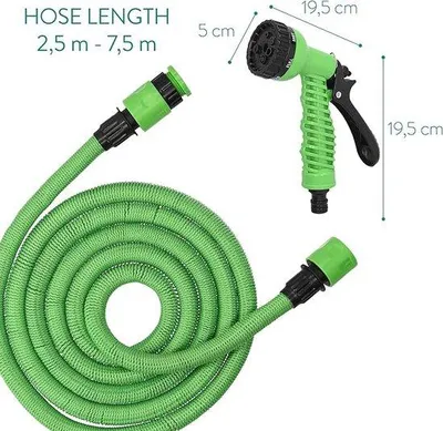Produktbild von Professionelle Gartenschlauch 2,5-7,5 m