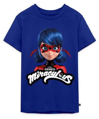 Produktbild von Spreadshirt Miraculous Ladybug Mit Logo Teenager Premium T-Shirt, 146/152 (10 Jahre), Royalblau